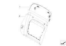 E53 X5 4.4i N62 SAV / Individual Equipment/  Individ Rear Panel Leather Comfort Seat