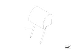 E53 X5 3.0i M54 SAV / Individual Equipment Indiv Headrest Comfort Seat Leather