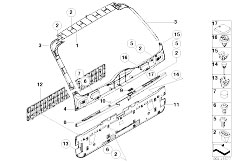 E53 X5 3.0d M57 SAV / Vehicle Trim/  Trim Panel Trunk Lid