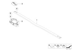 E46 M3 S54 Cabrio / Vehicle Trim/  Strut Brace