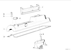 E34 524td M21 Sedan / Engine/  Cylinder Head Cover