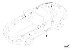 E52 Z8 S62 Roadster / Vehicle Electrical System Repair Wiring Sets