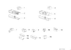 Z3 Z3 M3.2 S50 Roadster / Fuel Supply/  Tubing Support