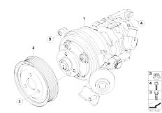 E65 740d M67 Sedan / Steering Power Steering Pump Dynamic Drive