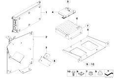 E53 X5 3.0i M54 SAV / Communication Systems/  Single Parts Sa 633 Trunk