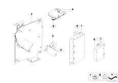 E53 X5 4.6is M62 SAV / Communication Systems Single Parts Sa 644 Trunk