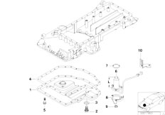 E32 730iL M60 Sedan / Engine/  Oil Pan Oil Level Indicator-2