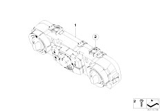 E85 Z4 2.5i N52 Roadster / Heater And Air Conditioning Air Conditioning Control