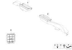 E85 Z4 2.5i N52 Roadster / Heater And Air Conditioning Air Channel