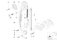 E36 316i 1.9 M43 Compact / Engine Timing And Valve Train Timing Chain