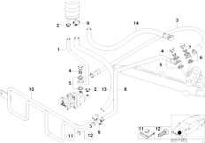 E36 323ti M52 Compact / Steering Hydro Steering Oil Pipes