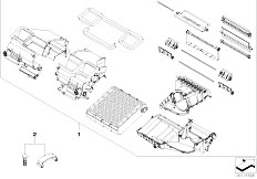 E85 Z4 2.5i N52 Roadster / Heater And Air Conditioning Housing Parts Heater