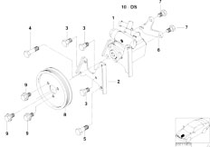 E36 323ti M52 Compact / Steering/  Hydro Steering Vane Pump M52