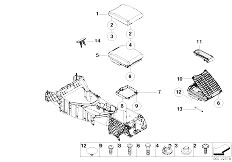 E53 X5 3.0d M57 SAV / Vehicle Trim/  Armrest Centre Console-2