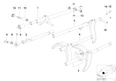 E34 M5 3.6 S38 Sedan / Manual Transmission/  Getrag 280 Inner Gear Shifting Parts-2