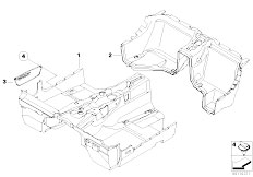 E85 Z4 2.2i M54 Roadster / Vehicle Trim/  Floor Covering