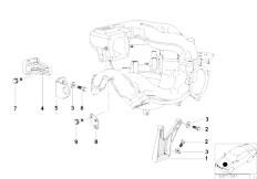 E36 316i 1.9 M43 Compact / Engine/  Mounting Parts F Intake Manifold System