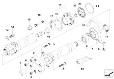 E46 M3 S54 Coupe / Drive Shaft/  Drive Shaft Cen Bearing Const Vel Joint