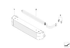 E65 740d M67 Sedan / Radiator Intercooler Power Steering Cooler