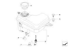 E65 740d M67 Sedan / Radiator Cooling Water Expansion Tank