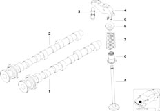 E46 320d M47N Touring / Engine/  Timing And Valve Train Camshaft