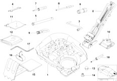 Z3 Z3 2.8 M52 Roadster / Equipment Parts/  Car Tool Lifting Jack