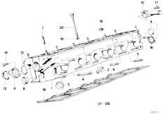 E34 525i M20 Sedan / Engine Cylinder Head