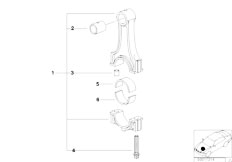 E34 525td M51 Touring / Engine/  Crankshaft Connecting Rod