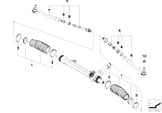 E85 Z4 2.5i N52 Roadster / Steering/  Steering Linkage Tie Rods