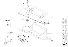 E85 Z4 2.2i M54 Roadster / Vehicle Trim/  Glove Box