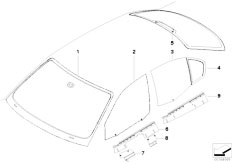 E46 330i M54 Sedan / Vehicle Trim/  Glazing Safety Vehicle