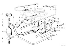 E12 520i M10 Sedan / Fuel Preparation System/  Fuel Supply Filter