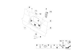 E93 320d N47 Cabrio / Vehicle Trim/  Trim Panel Bulkhead