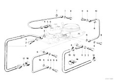 E12 520i M20 Sedan / Fuel Preparation System/  Fuel Pipe