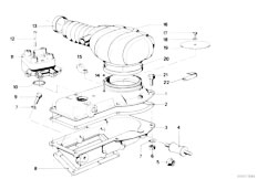 E21 320i M10 Sedan / Fuel Preparation System/  Volume Air Flow Sensor-2