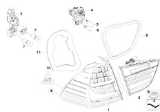 E91N 318i N46N Touring / Lighting/  Rear Light