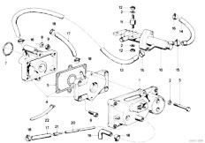 E21 323i M20 Sedan / Fuel Preparation System Addit Air Slide Valve Warm Up Regulator