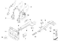 E70 X5 3.0d M57N2 SAV / Bodywork/  Wheelhouse Engine Support