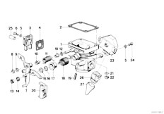 E30 318i M10 2 doors / Fuel Preparation System Throttle Housing Assembly-2