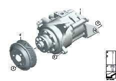 F02 750Li N63 Sedan / Steering/  Power Steering Pump Dynamic Drive