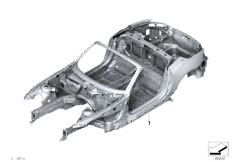 E89 Z4 30i N52N Roadster / Bodywork Body Skeleton