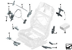 F02 730Ld N57 Sedan / Seats/  Seat Front Actuations Electr