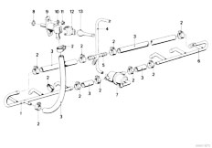 E12 528i M30 Sedan / Fuel Preparation System/  Fuel Injection L Jetronic