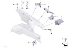 E89 Z4 23i N52N Roadster / Bodywork/  Front Body Bracket Left