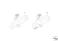 E63N 630i N53 Coupe / Vehicle Trim/  Retrofit Compass Remote Control