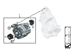 F01 730d N57 Sedan / Engine Electrical System Alternator