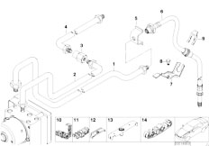 E46 330d M57 Touring / Brakes/  Brake Pipe Rear Abs Asc T