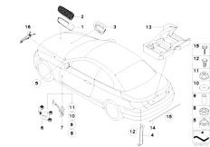 E93 M3 S65 Cabrio / Vehicle Trim/  Various Body Parts