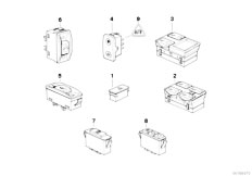 E34 540i M60 Sedan / Vehicle Electrical System Various Switches-3