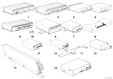 E32 730i M30 Sedan / Vehicle Electrical System/  Body Control Units And Modules-2